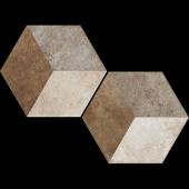 Fioranese Heritage exagona texture 2 grey vintage geometrikus design cementlap fagyallo padloburkolat greslap mediterran rusztikus loft kopottas nappali konyha furdo eloszoba terasz burkolat.jpg